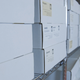 Row upon row of keyboards is stacked on large shelves that go to the ceiling. (Image: Alfonso Solis/Gizmodo)